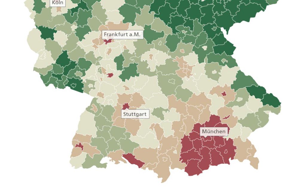 Bild zeigt Wohnatlasausschnitt
